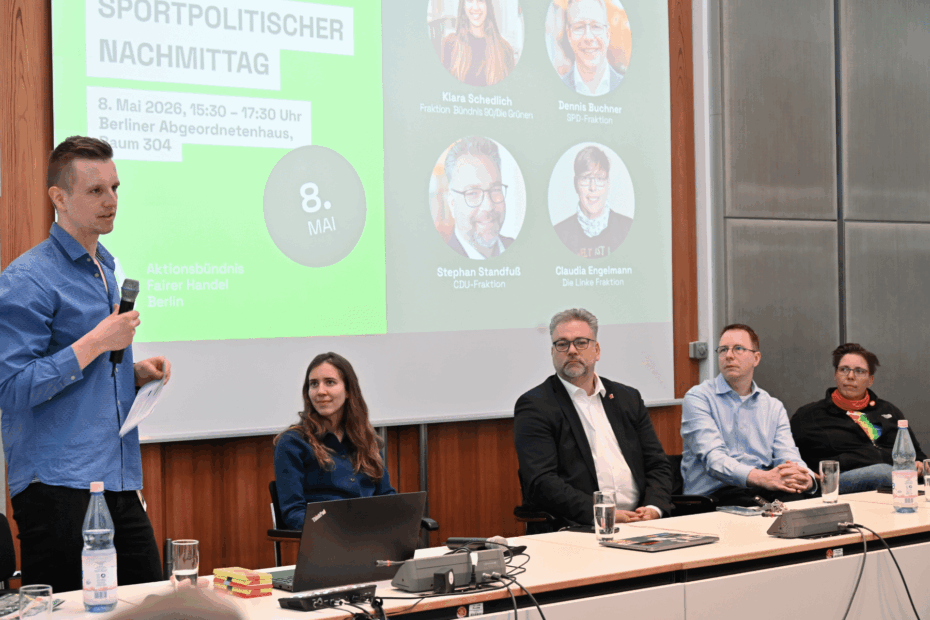 Panel Diskussion am Sportpolitischer Nachmittag