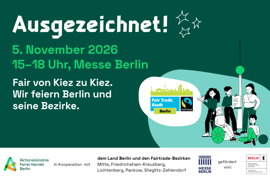 Veranstaltungswerbung für die AUszeichnungsfeier